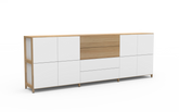 Pazls One Sideboard Eiche-Weiß