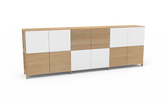 Pazls One Sideboard Eiche-Weiß